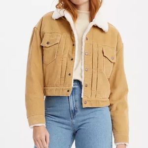 Nwt Levis Heritage Corduroy Sherpa 